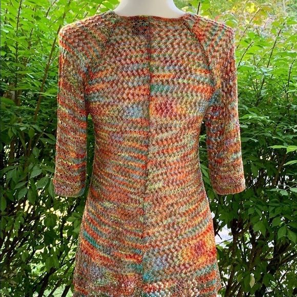 *SALE* EUC Gorgeous Boho Crochet Multicolored Top! - Picture 6 of 13